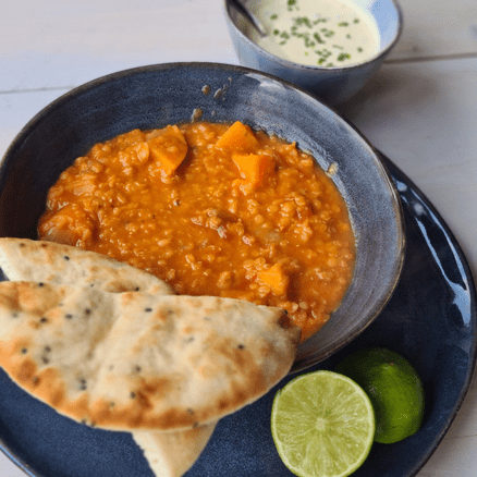 rode linzen curry foto 2
